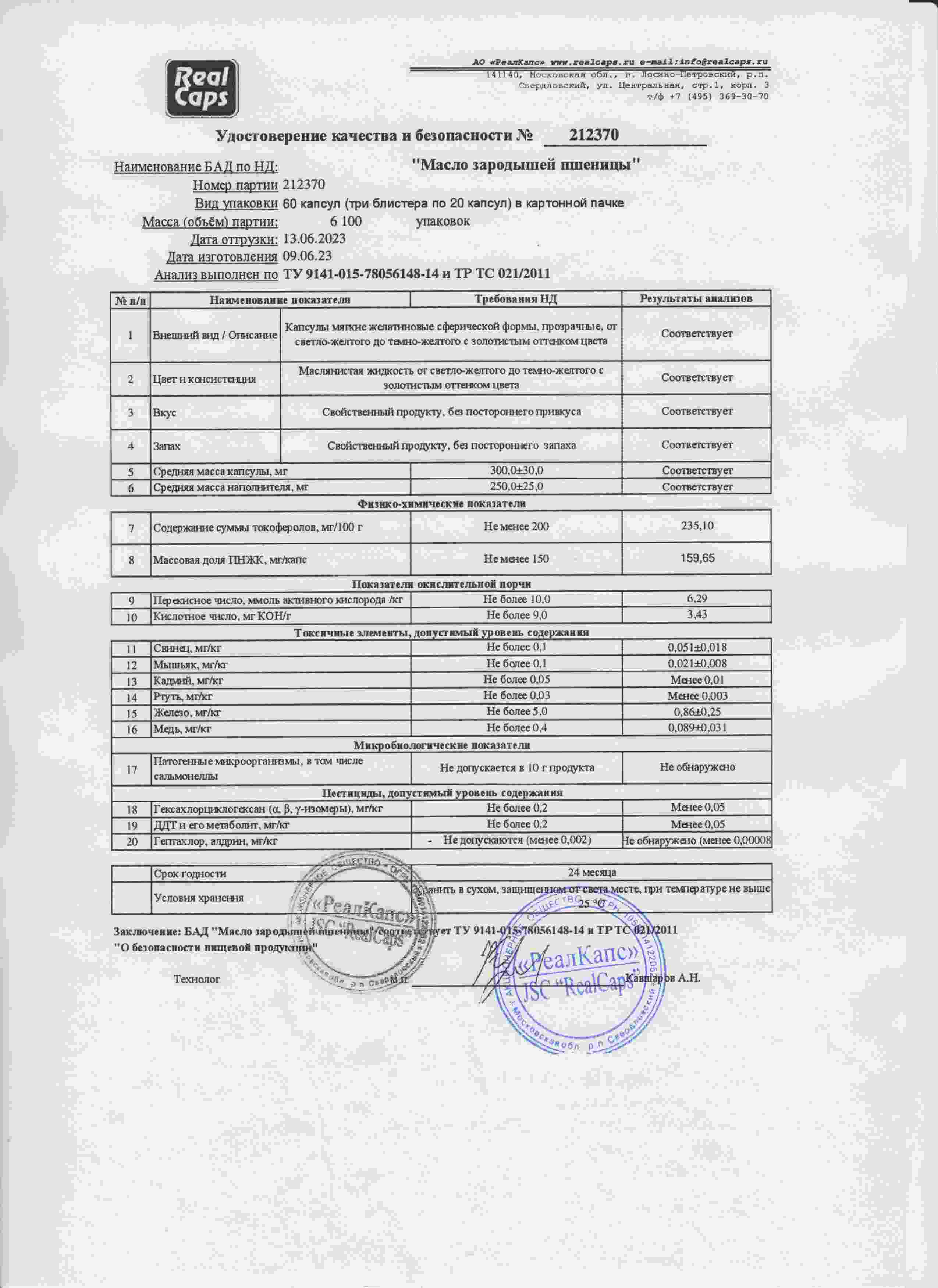Паспорт №062023